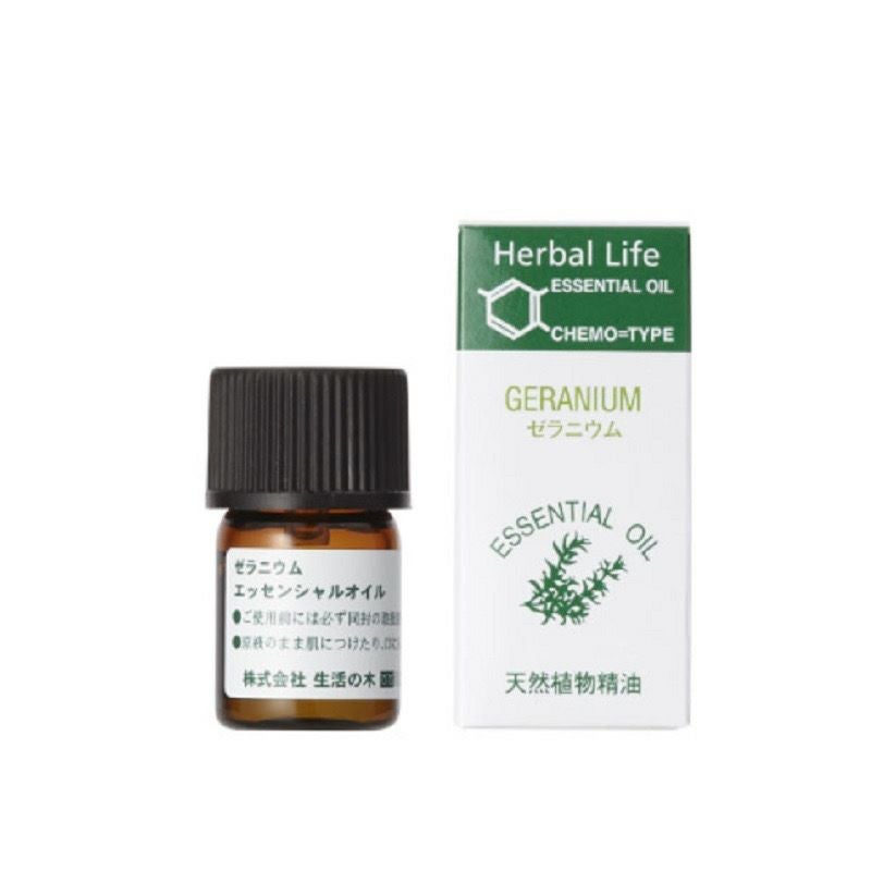 生活の木 精油 ゼラニウム 3ml | イオンボディオンラインショップ