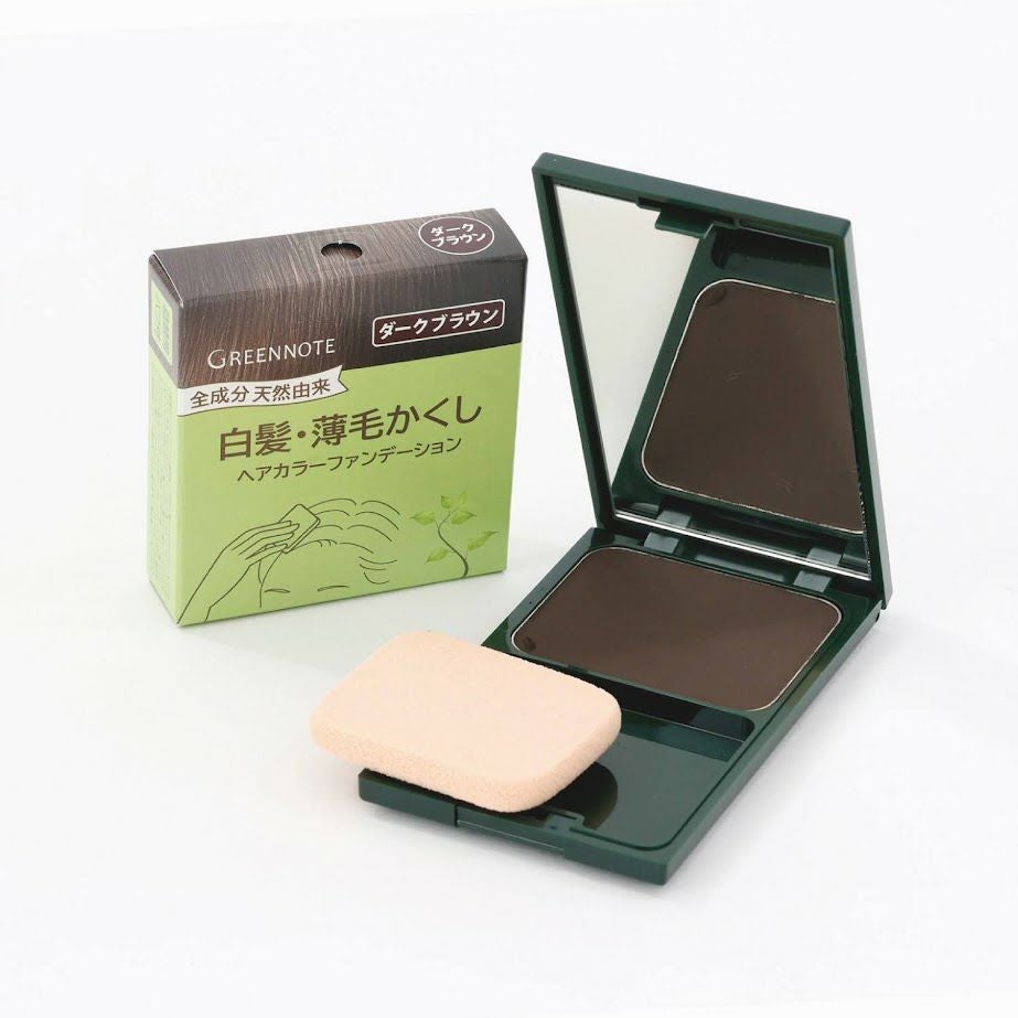 グリーンノート ヘアカラーファンデーション ダークブラウン 12g 白髪