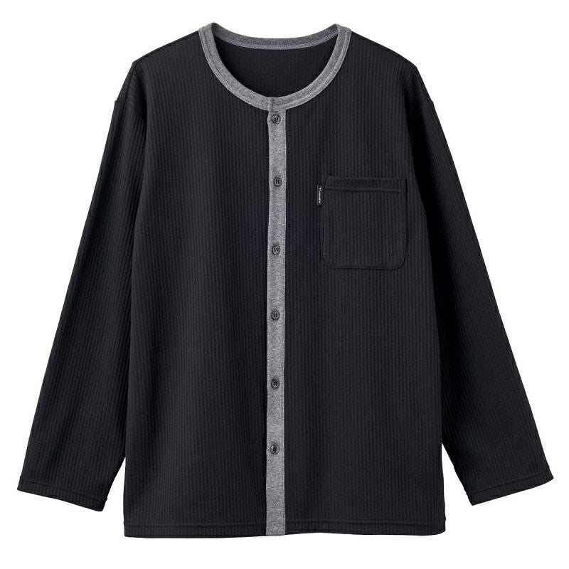 ベネクス VENEX リカバリーパジャマ ニットサッカー メンズ ブラック L